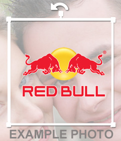 Etiqueta Red Bull para colocar em suas fotos