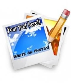 Escrever em fotos online. Adicionar texto em fotos
