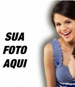 Fotomontagem com celebridades e populares