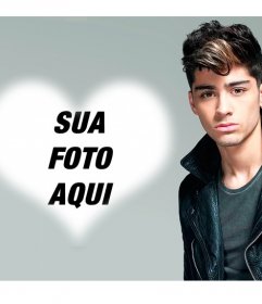 Fotomontagem para colocar sua foto junto com Zayn Malik da One