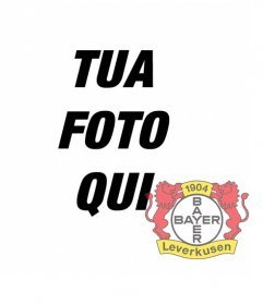 Photo effetto per le foto per mettere lo scudo della Bayer Leverkusen nella foto