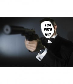 Fotomontaggio di James Bond (Daniel Craig) fotomontaggio di mettere la tua foto su James Bond