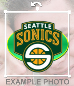 Adesivo con il logo dei Seattle Supersonics