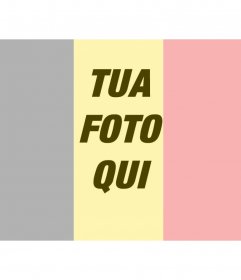 Belgio bandiera per mettere su la tua foto