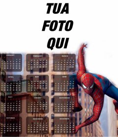 Spider-Man sul tuo calendario 2016 inglese per modificare 