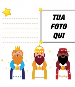 Lettera personalizzabile per i Re Magi 