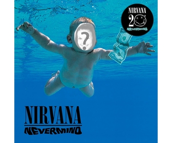 Fotomontaggio con la copertina del CD di Nirvana per modificare