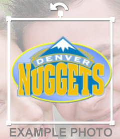 Adesivo con il logo del Denver Nuggets