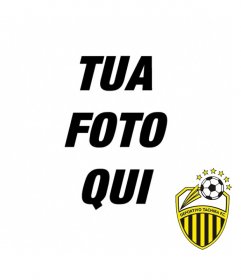 Fotomontaggio con Deportivo Tachira FC scudo per fare un collage con le vostre foto