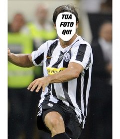 Fotomontaggio di Diego da Juventus a dare un volto
