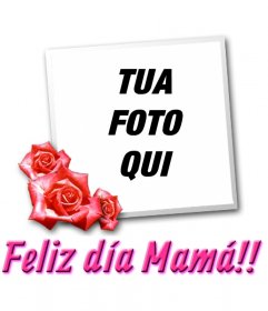 Card per la festa della mamma con il testo di TE QUIERO MAMÁ!