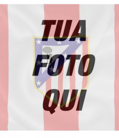 Filtro libero per la tua foto dello scudo Atletico Madrid 