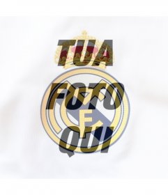 Foto effetto di mettere lo scudo Real Madrid per la tua foto 