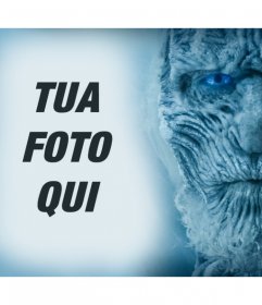 Effetto con la Walker bianco da Game of Thrones 