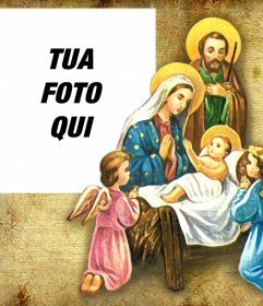 Effetto photo Natale di mettere la tua foto