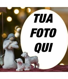 Foto effetto della nascita di Gesù Bambino di mettere la tua foto 