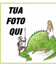 Festeggia Sant Jordi con questo framework gratuito per le tue foto 