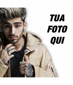 Foto effetto per gli appassionati di Zayn per modificare con una foto 