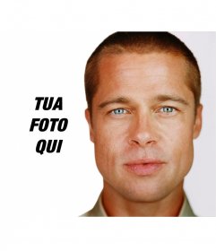 Fotomontaggio per le tue foto con Brad Pitt
