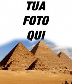 Effetti per mettere la tua foto nelle piramidi dEgitto