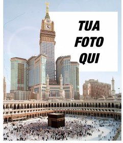 Cartolina Viaggio alla Mecca, la città più grande dellArabia Saudita