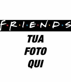 Mettere il logo degli Amici famose serie televisive in foto. Perfetto per le foto di amici!