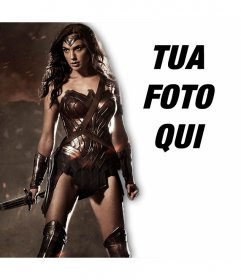 Aggiungi la tua foto accanto alla nuova Wonder Woman con questo effetto in linea