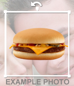 Sticker di un hamburger