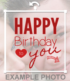 Sticker con il messaggio "Happy Birthday to you"