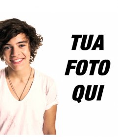 Effetto foto per aggiungere una foto di Harry da una direzione con una foto di voi