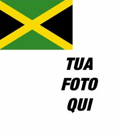 Bandiera della Giamaica per mettere in un angolo della foto di 