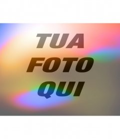 Filtro stile lomografia con luci lampeggianti e colori