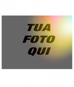 Filtro Foto di luci colorate arancioni da applicare alle vostre foto