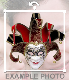 Maschera veneziana per mettere sulle vostre immagini