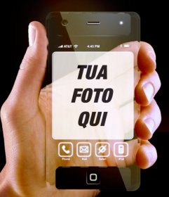 Mobile trasparente con la tua foto