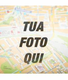 Photo Filter per mettere una mappa stradale sulla tua foto e personalizzare con il testo
