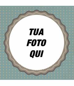 Cornice Square, dove è possibile inserire un'immagine e dare uno stile retrò