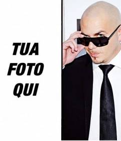 Fotomontaggio con il cantante Pitbull da fare online