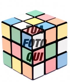 Effetto per le foto cubo rubik per mettere la tua foto all"interno di un cubo di Rubik