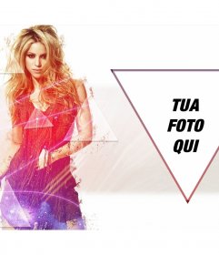 Fotomontaggio di mettere la tua foto accanto a Shakira