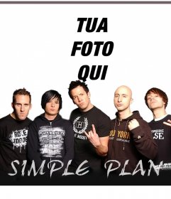 La tua foto con i membri del Simple Plan band con questo effetto