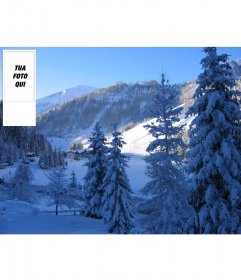 Prendi il proprio sfondo personalizzato su Twitter con il paesaggio innevato con lo