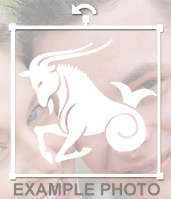 Sticker di segno zodiacale Capricorno a mettere su le tue foto