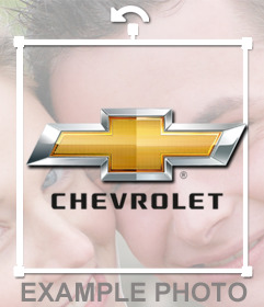 Chevrolet logo Adesivo personalizzato per le tue foto