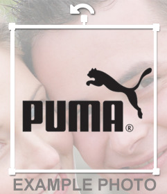 Puma logo adesivo da mettere sulle vostre foto