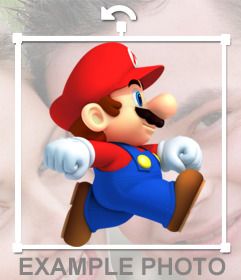 Mario Bros nelle foto con questo effetto libero