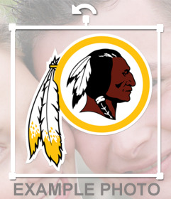 Logo della squadra gratuita di Washington Redskins NFL mettere le vostre foto