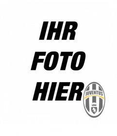 Fotomontage auf den Schild Juventus in Ihr Foto legen