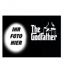 Fotomontage, um das Foto auf dem Plakat für den Film legen The Godfather