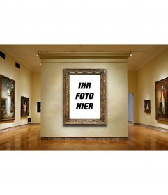Fotomontage, um Ihr Bild im Louvre setzen